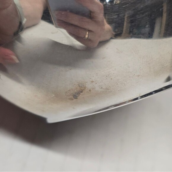 Nambe Lasso Candle Holder MCM 6176 Neil Cohen Vintage 1998 Metal Pair - Picture 8 of 9